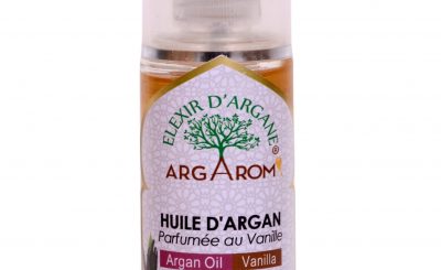 huile d'argan parfumée au vanille